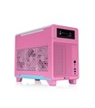CAJA MICRO ATX THERMALTAKE TR100 USB 3.2 C X 1 USB 3.0 X 2 SN FUENTE BUBBLE PINK