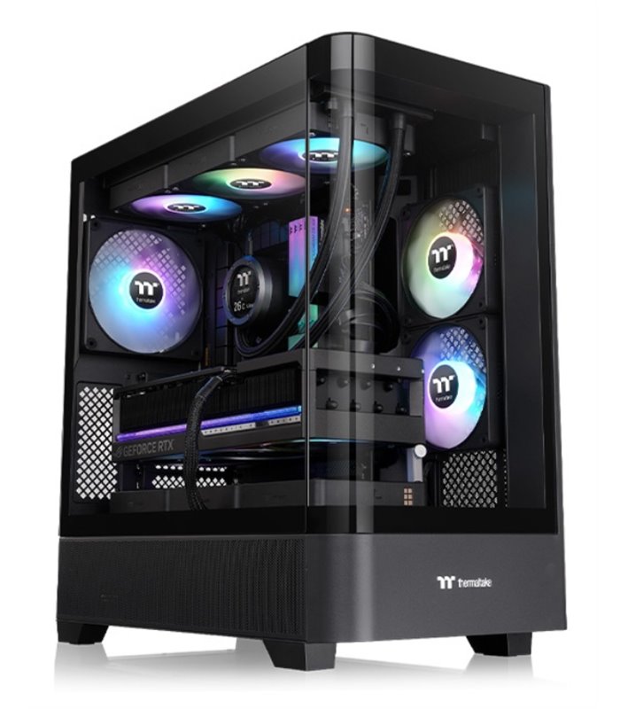 CAJA ATX THERMALTAKE VIEW 290 USB C X 2 1XVENT120MM ARGB NEGRO S/N FUENTE