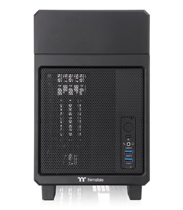 CAJA THERMALTAKE TR100 MINI-ITX USB 3.2 Type-C x 1 USB 3.0 x 2 SN FUENTE NEGRO