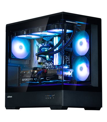 CAJA ZALMAN P30 MATX 3 X VENT 120MM ARGB 2XUSB 3.0 NEGRO S/N FUENTE