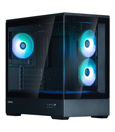 CAJA ZALMAN P30 V2 MATX 3 X VENT 120MM ARGB 2XUSB 3.0 NEGRO S/N FUENTE