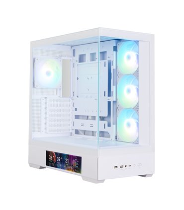 CAJA ZALMAN P40 DS ATX 4 XVENT 120MM ARGB 2XUSB 3.0 BLANCO S/N FUENTE