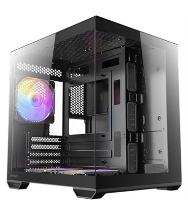 CAJA ANTEC CX60M ARGB MATX NEGRO 2XVENT REV 120 MM 1X120MM 2XUSB SN FUENTE