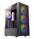 CAJA ANTEC AX27 ARGB ATX NEGRO 4XVENT 120MM 2XUSB SN FUENTE