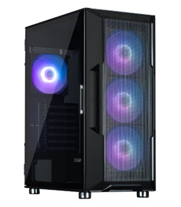 CAJA ZALMAN I3 NEO ARGB ATX 4XVENT 120MM 2XUSB 3.0 NEGRO S/N FUENTE