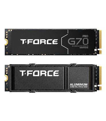SSD TEAMGROUP T-FORCE GAMING M.2-2280 PCI-E GEN4X4 G70 PRO 1TB CON DIS. DE CALOR
