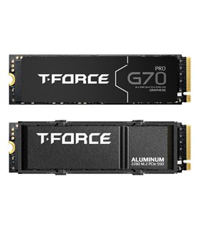 SSD TEAMGROUP T-FORCE GAMING M.2-2280 PCI-E GEN4X4 G70 PRO 2TB CON DIS. DE CALOR