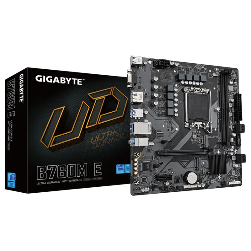 PLACA BASE GIGABYTE B760M E DDR5 7200 MHz