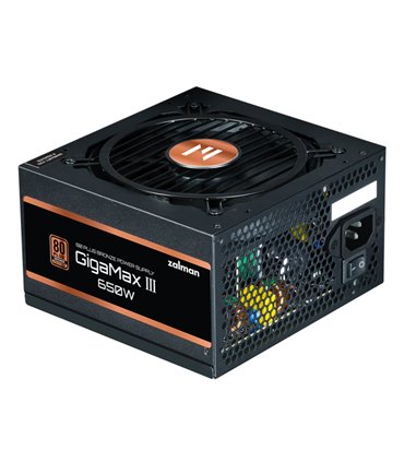 FUENTE DE ALIMENTACION ZALMAN GIGAMAXIII 650W 80 + BRONZE ATX NEGRO