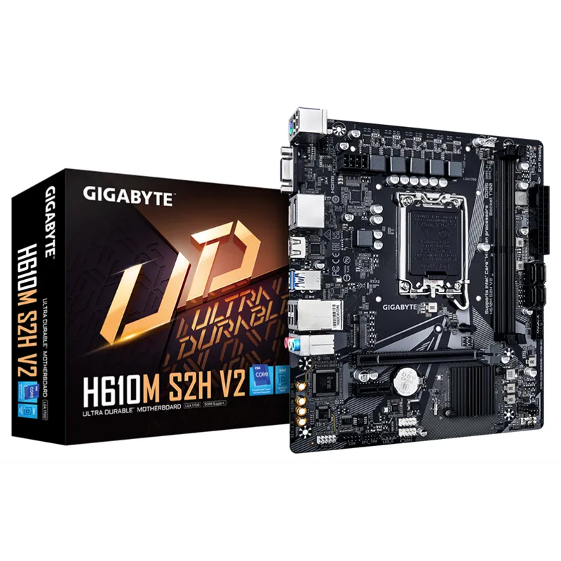 PLACA BASE GIGABYTE H610M S2H V2 1700 MATX 2XDDR5