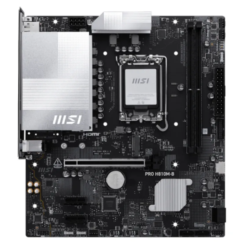 PLACA BASE MSI PRO H810M-B 1700 MATX 2XDDR4