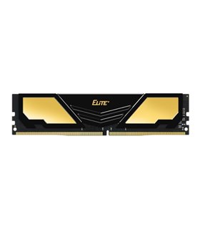 DDR4 TEAMGROUP ELITE HEATSINK 16GB 3200 NEGRO / DORADO