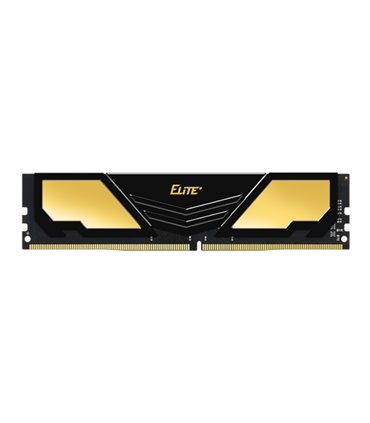 DDR4 TEAMGROUP ELITE HEATSINK 16GB 3200 NEGRO / DORADO