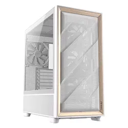 CAJA ANTEC FLUX ATX VENT 3X120MM 1X12OM REVERSE 1X140MM SIN FUENTE BLANCO