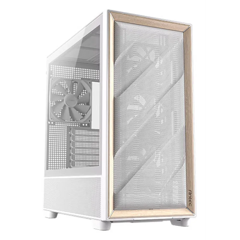 CAJA ANTEC FLUX ATX VENT 3X120MM 1X12OM REVERSE 1X140MM SIN FUENTE BLANCO