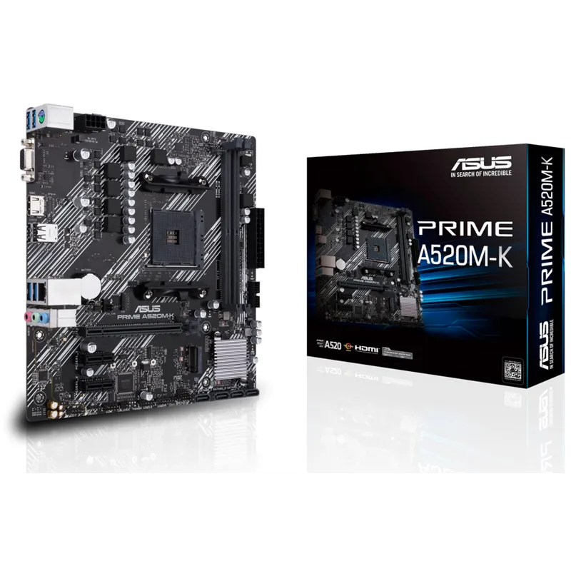 PLACA BASE ASUS PRIME A520M-K AM4 MATX 2XDDR4