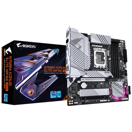 PLACA BASE GIGABYTE B760M A E  WF6E GEN5 1.0 DDR4 1700 MATX 4XDDR4