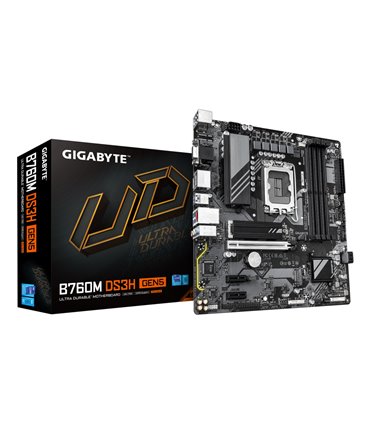 PLACA BASE GIGABYTE B760M DS3H GEN 5 1.0 DDR4 1700 MATX 4XDDR5