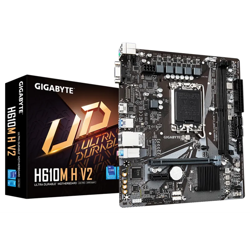 PLACA BASE GIGABYTE H610M H V2 1700 MATX 2XDDR5