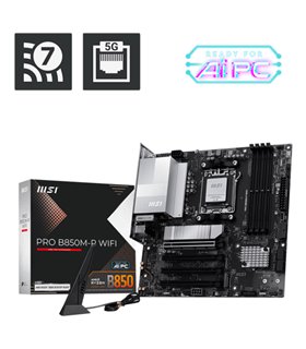 PLACA BASE MSI PRO B850M-P WIFI PCI-E x16 Gen5, M.2 Gen5