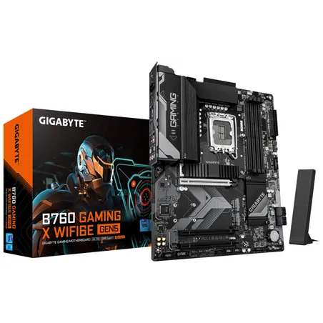 PLACA BASE GIGABYTE B760M G X WF6E 1700 ATX WiFi 6E PCIe 4.0 RGB 4XDDR5