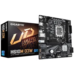 PLACA BASE GIGABYTE H610M D3W 1700 M-ATX DDR5 PCIe 4.0 128GB 1GbE M.2