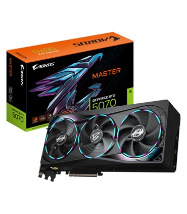 TARJETA GRAFICA GIGABYTE 5070 AERO OC 12GB NEGRO GDDR7