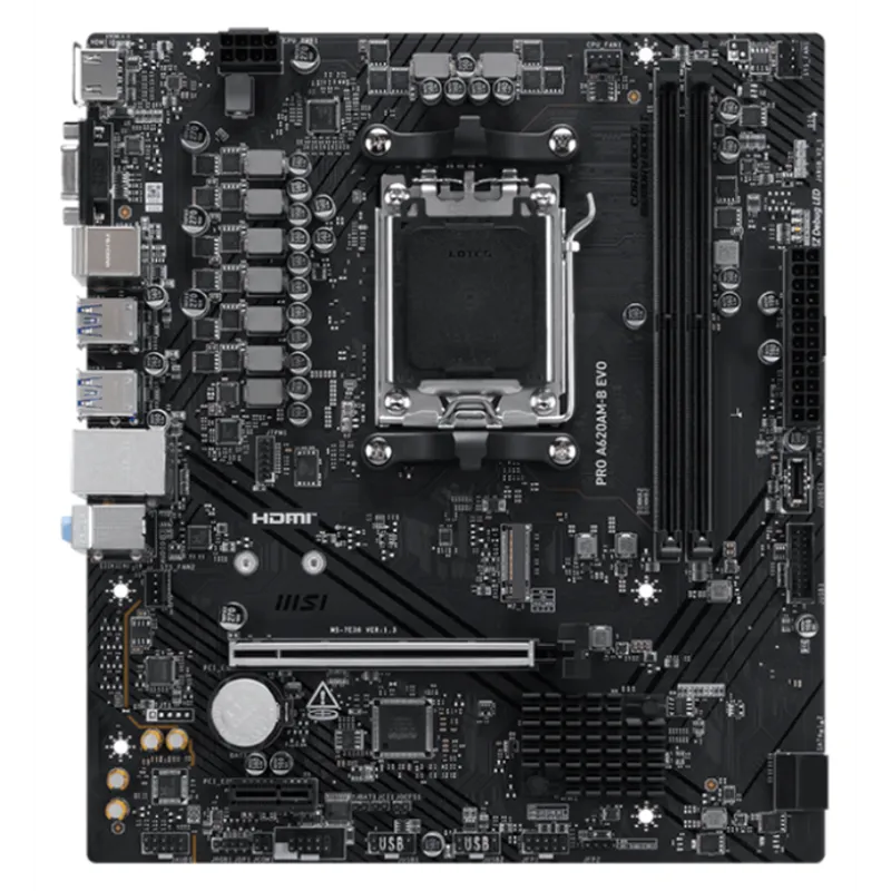 PLACA BASE MSI PRO A620M-B EVO AM5 MATX 2XDDR5