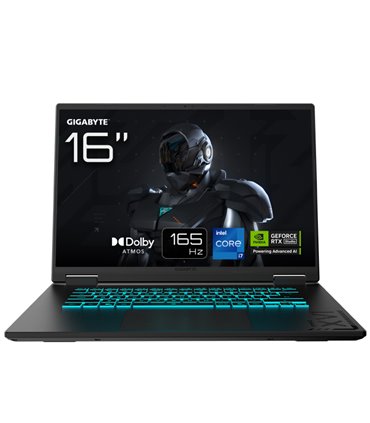 PORTATIL GIGABYTE A16 CVHI3PT894SD I7-13620H  RTX5060 16GB 1TB 16" WUXGA FreeDOS