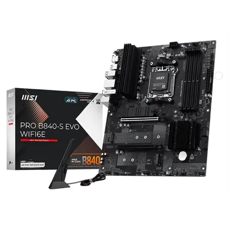PLACA BASE MSI PRO B840-S EVO WIFI6E AM5 4XDDR5