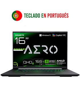 PORTATIL GIGABYTE AERO X16 2WHA3PTC64AH RYZEN AI9 16GB 1TB RTX5070 16" W11H