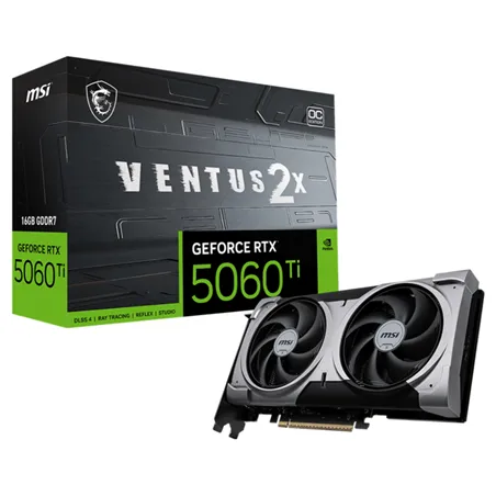 TARJETA GRAFICA MSI RTX 5060 TI 16G VENTUS 2X OC PLUS