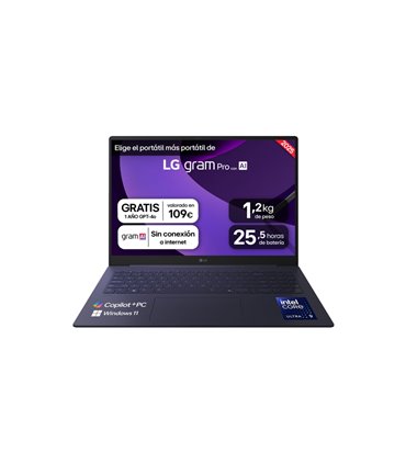 PORTATIL LG GRAM U9-288V 32GB 1TB 16"WQXGA W11H