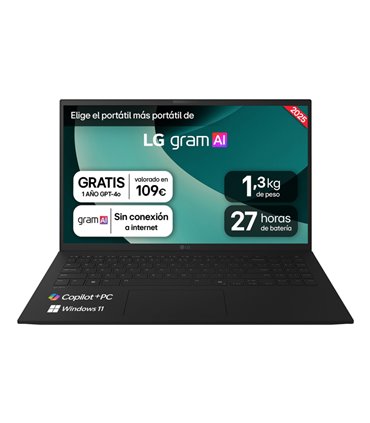 PORTATIL LG GRAM R5-340 16GB 1TB 15"FHD W11H