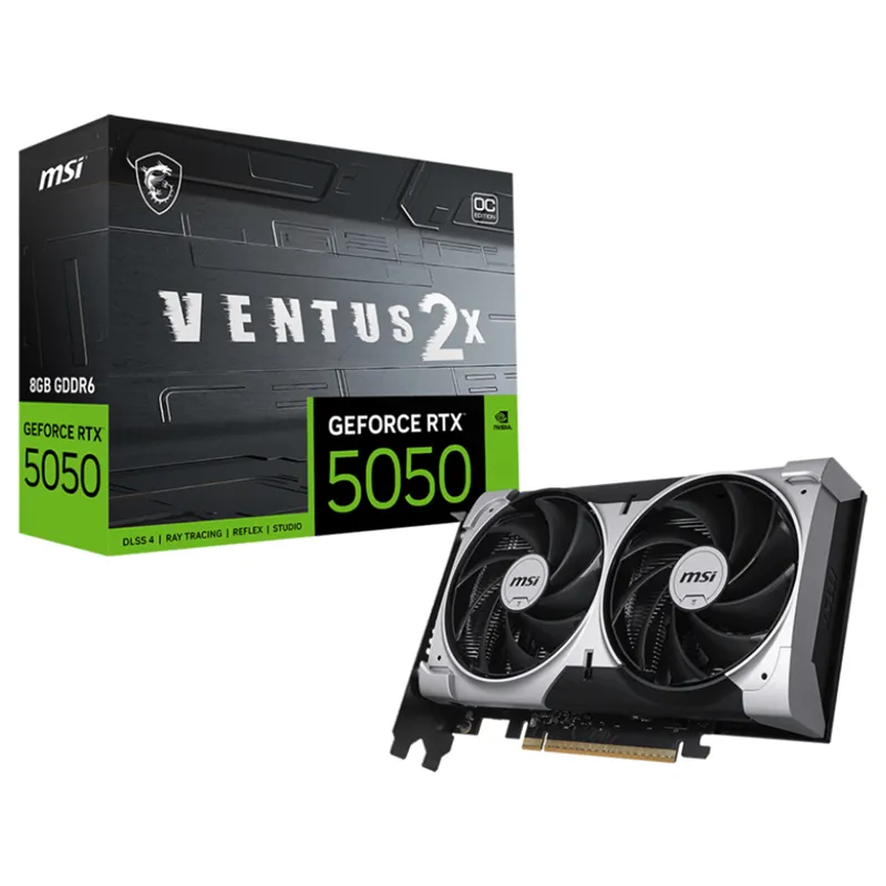 TARJETA GRAFICA MSI RTX 5050 8G VENTUS 2X OC