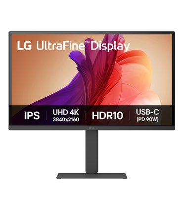 MONITOR PROFESIONAL LG ULTRAFINE 27U730A-B 27" 4K MULTIMEDIA REGULABLE NEGRO