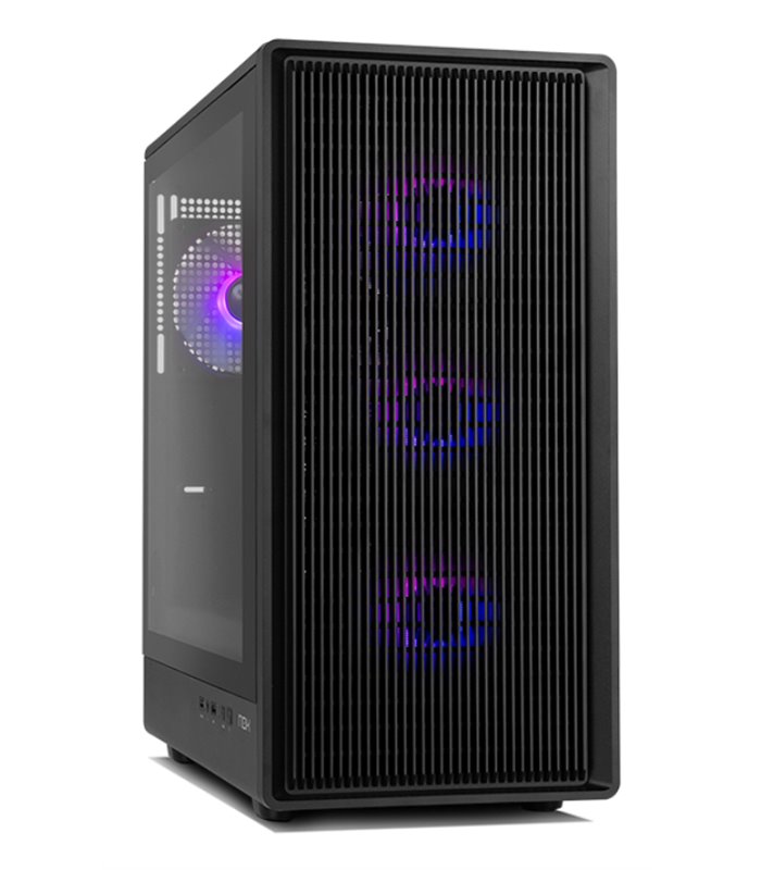 CAJA NOX SEMITORRE MESH INFINITY IOTA ARGB NEGRO USB 3.0