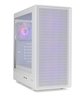 CAJA NOX SEMITORRE MESH INFINITY IOTA ARGB BLANCA USB 3.0