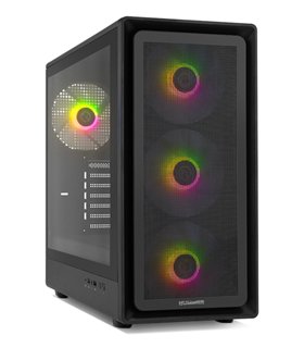 CAJA NOX SEMITORRE HYPERFLOW HUMMER AERO ARGB NEGRO USB 3.0 TYPE C