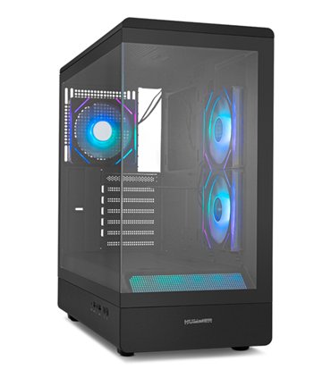 CAJA NOX SEMITORRE FRAMELESS HUMMER SIGNAL ARGB NEGRO USB TYPE C