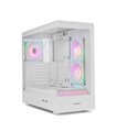 CAJA NOX SEMITORRE FRAMELESS HUMMER SIGNAL ARGB BLANCA USB TYPE C