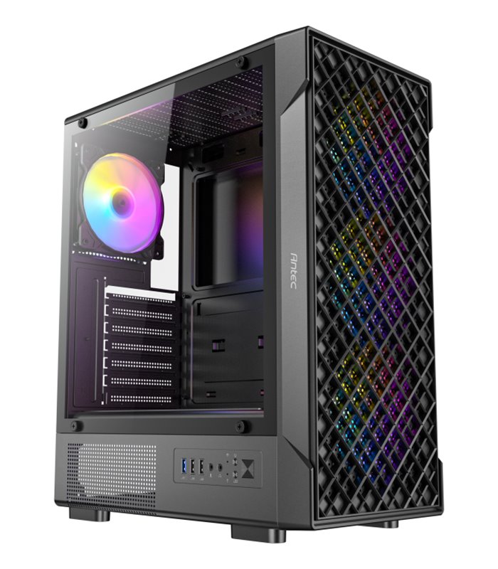 CAJA ANTEC VX-320 ATX 4 VENTILADORES ARGB NEGRA