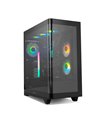 CAJA NOX HUMMER ETHER ATX SEMITORRE CRISTAL CURVO NEGRO