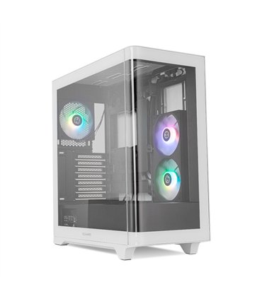 CAJA NOX HUMMER ETHER ATX SEMITORRE CRISTAL CURVO NEGRO-BLANCO