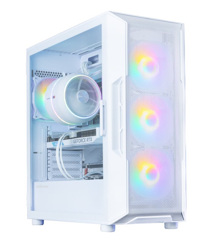 CAJA ZALMAN I3 NEO V2 ATX 4XVENT 120MM 2XUSB 3.0 BLANCO S/N FUENTE
