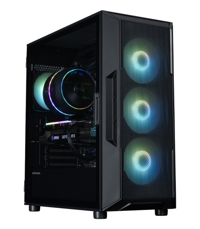 CAJA ZALMAN I3 NEO ARGB V2 ATX 4XVENT 120MM 2XUSB 3.0 NEGRO S/N FUENTE