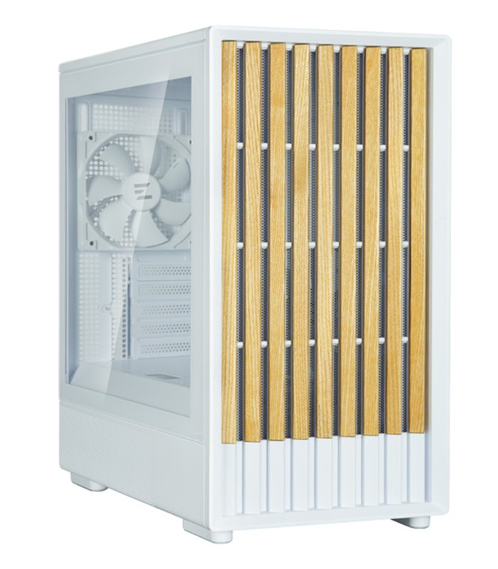 CAJA ZALMAN P10 NAMU ATX 4 XVENT 120MM ARGB 2XUSB 3.0 BLANCO S/N FUENTE