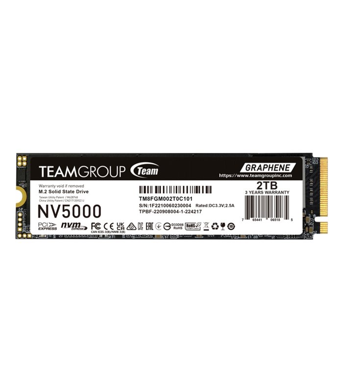 SSD TEAMGROUP NV 5000 M.2 NVMe 2280 PCI-E GEN4X4 C47 2TB