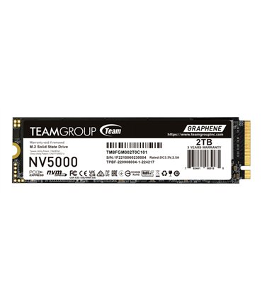SSD TEAMGROUP NV 5000 M.2 NVMe 2280 PCI-E GEN4X4 C47 2TB