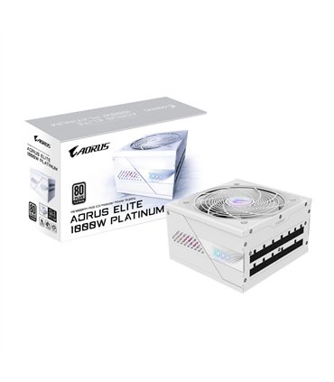 FUENTE ALIMENTACION GIGABYTE MODULAR AORUS ELITE P1000W ICE ATX BLANCO